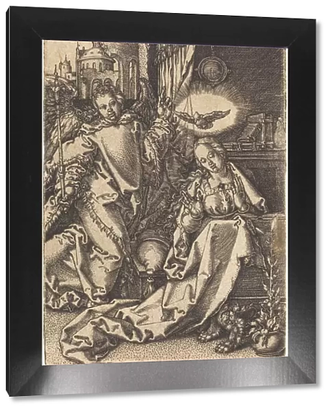 The Annunciation, 1553. Creator: Heinrich Aldegrever