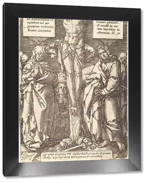 Christ on the Cross, 1553. Creator: Heinrich Aldegrever