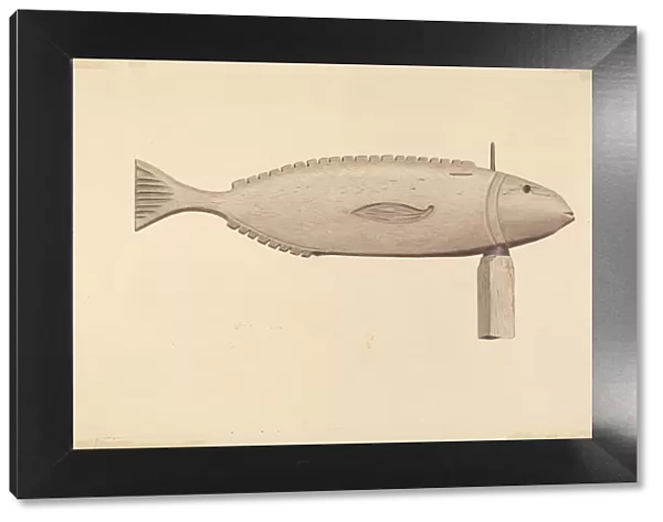 Fish Weather Vane, c. 1938. Creator: Albert Ryder