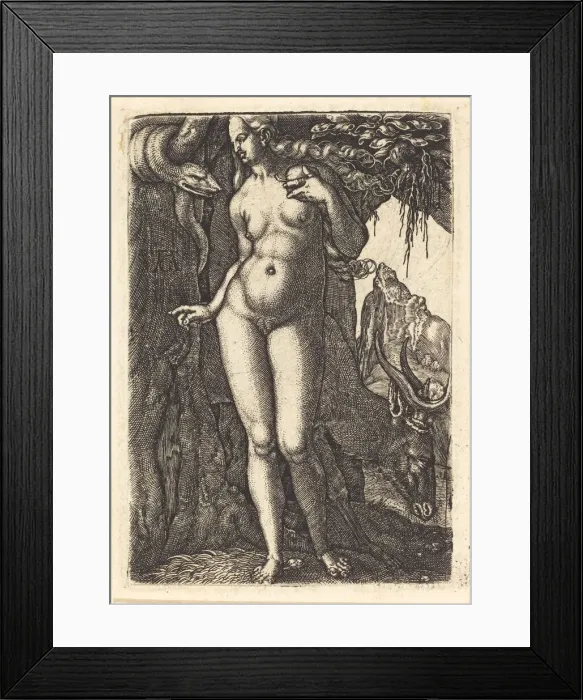 Framed Print : Eve. Creator: Heinrich Aldegrever Framed Print : Eve. Creator: Heinrich Aldegrever