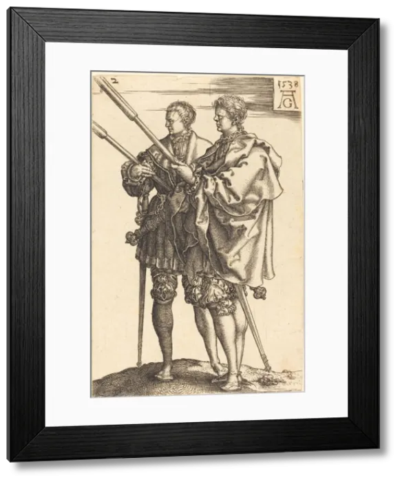 Framed Print : Large Wedding Dancers, 1538. Creator: Heinrich Aldegrever Framed Print : Large Wedding Dancers, 1538. Creator: Heinrich Aldegrever