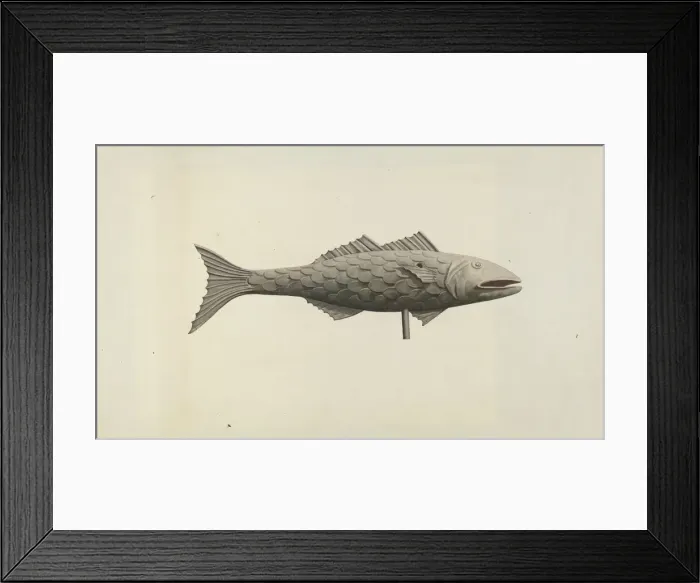 Framed Print : Weather Vane, c. 1938. Creator: Henry Tomaszewski