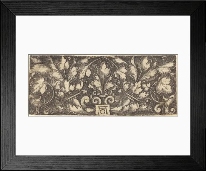 Framed Print : Ornament. Creator: Heinrich Aldegrever Framed Print : Ornament. Creator: Heinrich Aldegrever