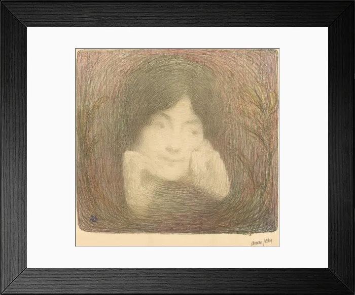 Framed Print : Mlle Moreno de la Comedie-Francaise, 1897 Framed Print : Mlle Moreno de la Comedie-Francaise, 1897