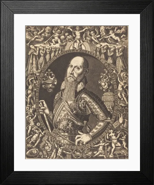 Framed Print : Stanislaus Sabinus von Stracza, 1590. Creator: Nicolaus Andrea Framed Print : Stanislaus Sabinus von Stracza, 1590. Creator: Nicolaus Andrea