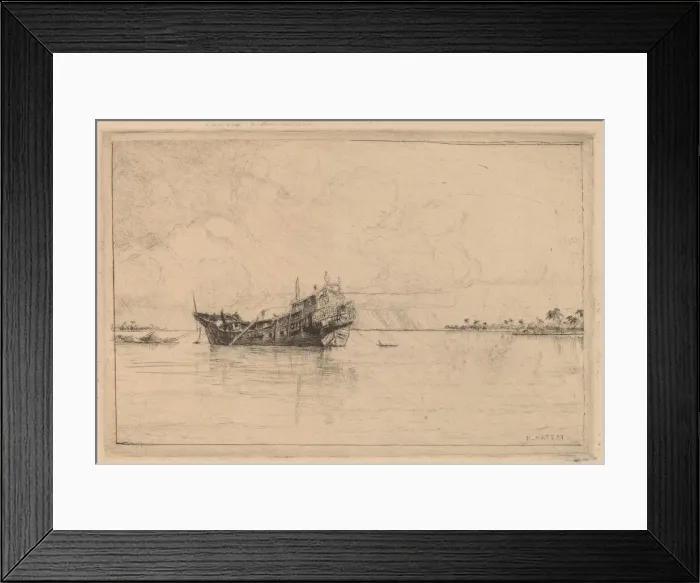 Framed Print : Shipwreck. Creator: N. Artsay Framed Print : Shipwreck. Creator: N. Artsay