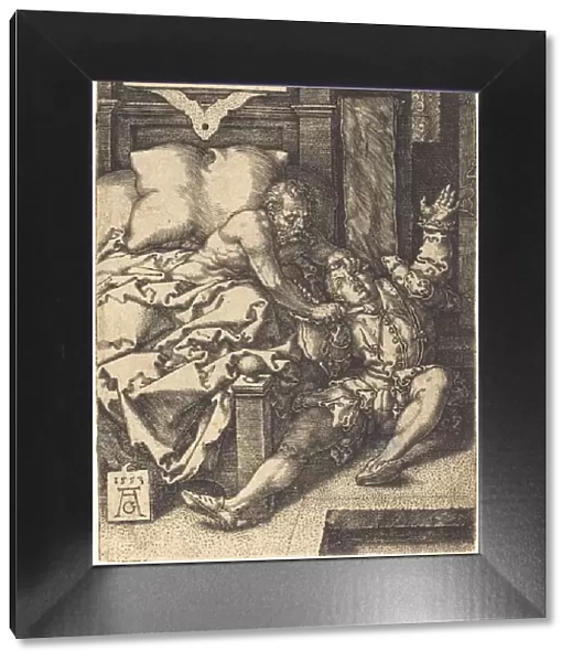The Severe Father, 1553. Creator: Heinrich Aldegrever
