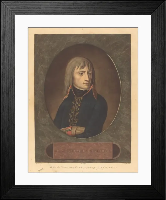 Framed Print : Napoleon as General of the Italian Army, 1798. Creator: Pierre Michel Alix Framed Print : Napoleon as General of the Italian Army, 1798. Creator: Pierre Michel Alix