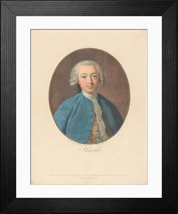 Framed Print : Helvetius. Creator: Pierre Michel Alix Framed Print : Helvetius. Creator: Pierre Michel Alix