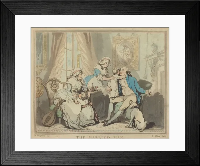 Framed Print : The Married Man. Creator: Samuel Alken Framed Print : The Married Man. Creator: Samuel Alken