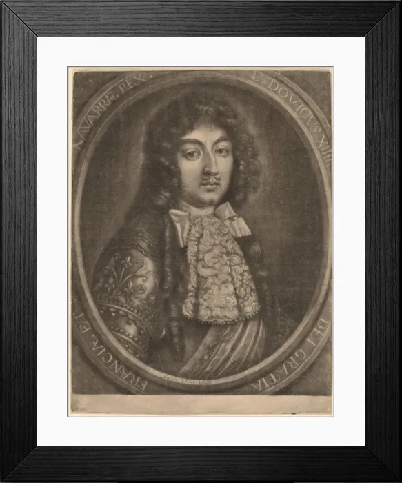 Framed Print : Louis XIV. Creator: Carel Allard Framed Print : Louis XIV. Creator: Carel Allard