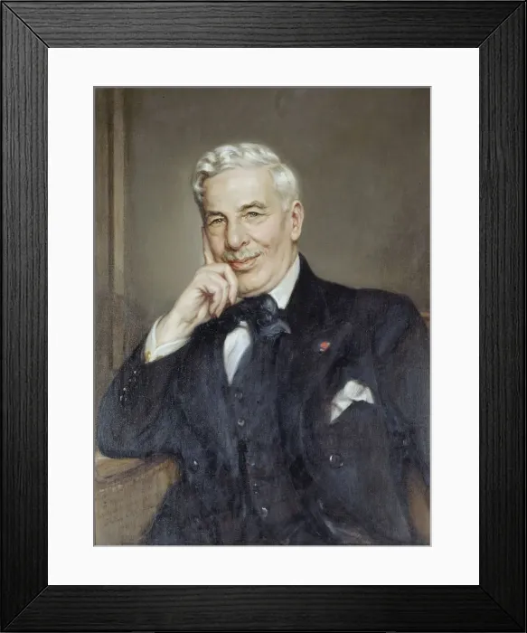 Framed Print : Portrait of Maurice Donnay (1859-1945), 1934. Creator: Cayron, Jules (1868-1944) Framed Print : Portrait of Maurice Donnay (1859-1945), 1934. Creator: Cayron, Jules (1868-1944)
