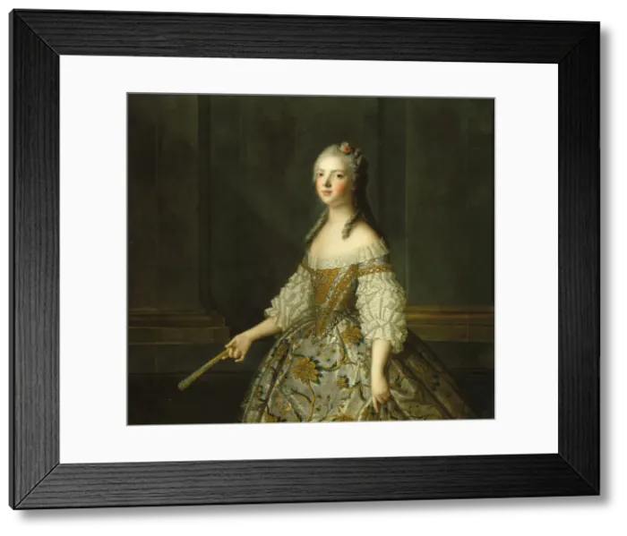 Framed Print : Madame Adelaide of France (1732-1800), Holding a Fan, ca 1752 Framed Print : Madame Adelaide of France (1732-1800), Holding a Fan, ca 1752