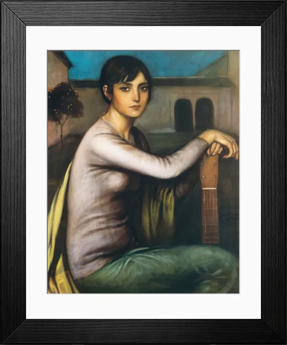 Framed Print : Tristeza Andaluza (Melancholy), ca 1925-1928. Creator: Romero de Torres Framed Print : Tristeza Andaluza (Melancholy), ca 1925-1928. Creator: Romero de Torres