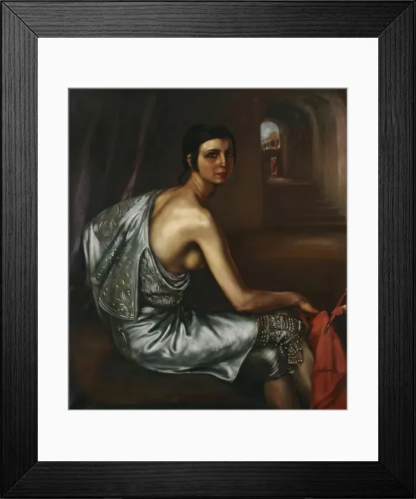 Framed Print : La nina torera (The Torero girl), 1928-1929. Creator: Romero de Torres Framed Print : La nina torera (The Torero girl), 1928-1929. Creator: Romero de Torres