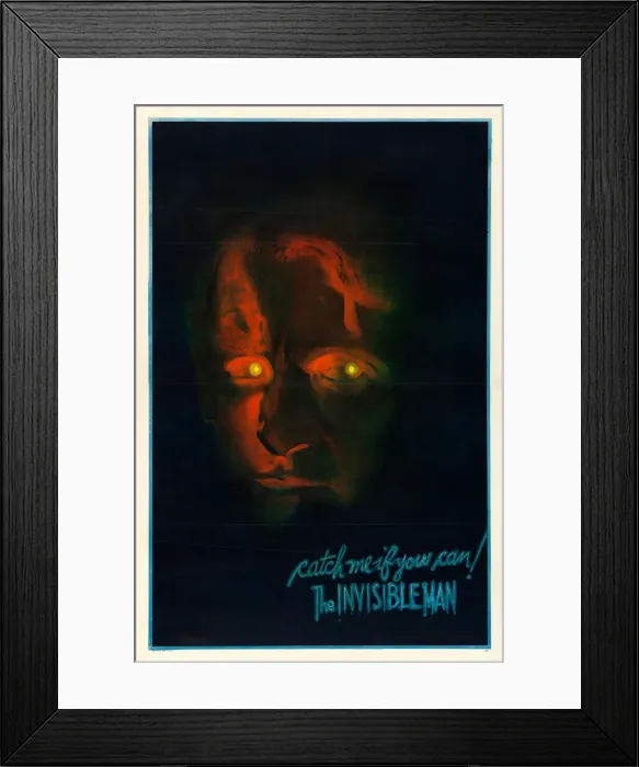 Framed Print : Movie poster The Invisible Man'by James Whale, 1933 Framed Print : Movie poster The Invisible Man'by James Whale, 1933