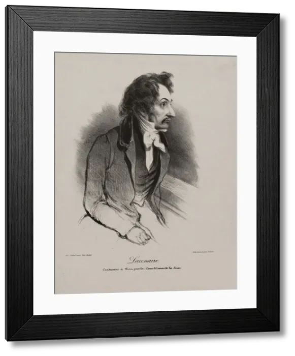 Framed Print : Portrait of Pierre-Francois Lacenaire, 1835. Creator: Anonymous Framed Print : Portrait of Pierre-Francois Lacenaire, 1835. Creator: Anonymous