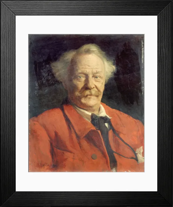 Framed Print : Portrait of Nadar (Felix Tournachon) (1820-1910), 1890. Creator: Mita Framed Print : Portrait of Nadar (Felix Tournachon) (1820-1910), 1890. Creator: Mita