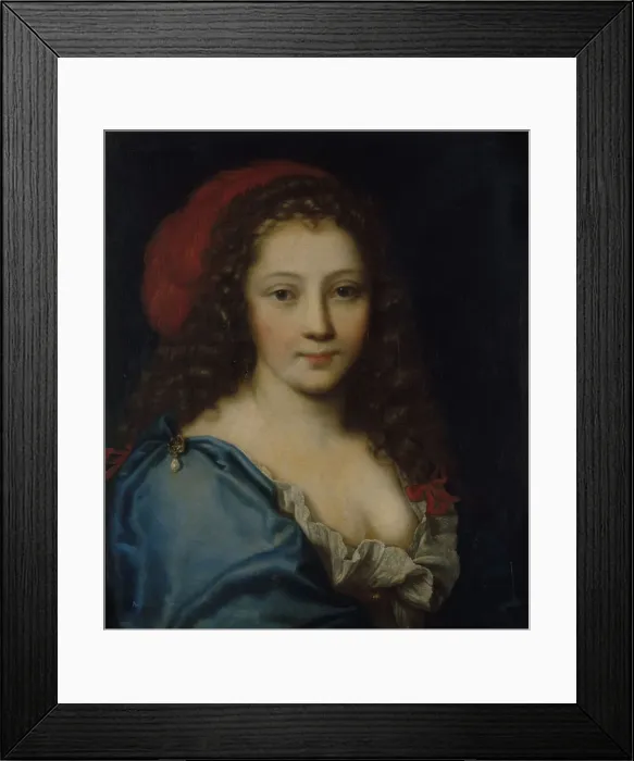 Framed Print : Portrait of Armande Bejart (1642-1700), c. 1660. Creator: Mignard Framed Print : Portrait of Armande Bejart (1642-1700), c. 1660. Creator: Mignard