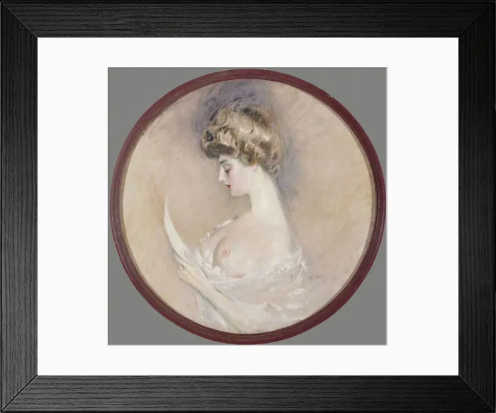Framed Print : Portrait of Marthe Letellier, nee Fourton, c. 1900 Framed Print : Portrait of Marthe Letellier, nee Fourton, c. 1900