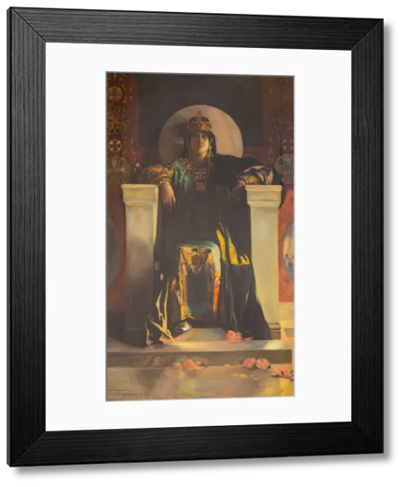 Framed Print : Empress Theodora, ca 1887. Creator: Benjamin-Constant, Jean-Joseph (1845-1902) Framed Print : Empress Theodora, ca 1887. Creator: Benjamin-Constant, Jean-Joseph (1845-1902)