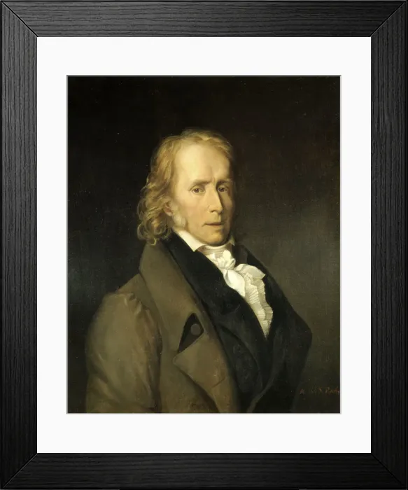 Framed Print : Portrait of Benjamin Constant (1767-1830), 1820. Creator: Roches Framed Print : Portrait of Benjamin Constant (1767-1830), 1820. Creator: Roches
