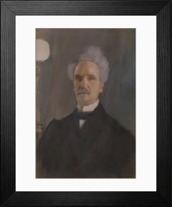 Framed Print : Portrait of Henri Rochefort (1830-1913), 1889. Creator: Helleu Framed Print : Portrait of Henri Rochefort (1830-1913), 1889. Creator: Helleu