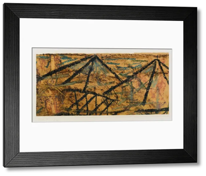 Framed Print : Mit dem Wassertrager (With the Water Carrier), 1920 Framed Print : Mit dem Wassertrager (With the Water Carrier), 1920