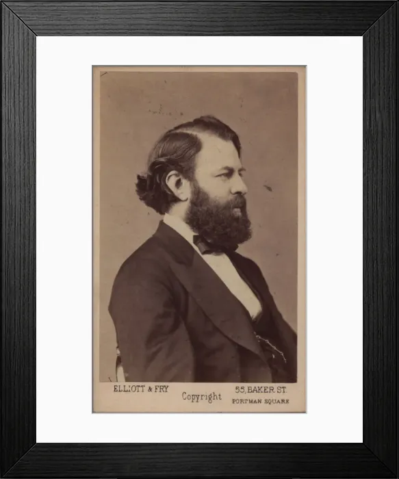 Framed Print : Portrait of the violinist and composer Joseph Joachim (1831-1907), c. 1875 Framed Print : Portrait of the violinist and composer Joseph Joachim (1831-1907), c. 1875