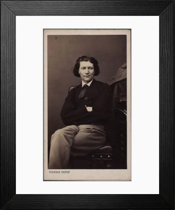 Framed Print : Portrait of the dramatist Victorien Sardou (1831-1908), ca 1860 Framed Print : Portrait of the dramatist Victorien Sardou (1831-1908), ca 1860