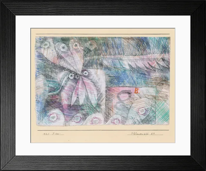 Framed Print : Pflanzen Bild 8. B. 1925. Creator: Klee, Paul (1879-1940) Framed Print : Pflanzen Bild 8. B. 1925. Creator: Klee, Paul (1879-1940)
