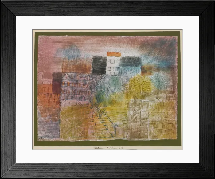 Framed Print : Vorfrühling in H. (Early Spring in H. ), 1925. Creator: Klee, Paul (1879-1940) Framed Print : Vorfrühling in H. (Early Spring in H. ), 1925. Creator: Klee, Paul (1879-1940)