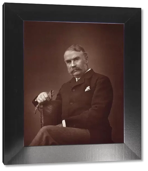 Portrait of Sir William Schwenck Gilbert (1836-1911). Creator: Barraud