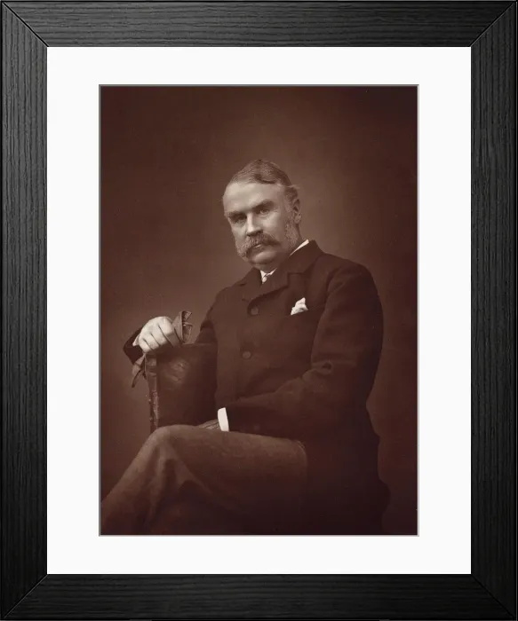 Framed Print : Portrait of Sir William Schwenck Gilbert (1836-1911). Creator: Barraud Framed Print : Portrait of Sir William Schwenck Gilbert (1836-1911). Creator: Barraud