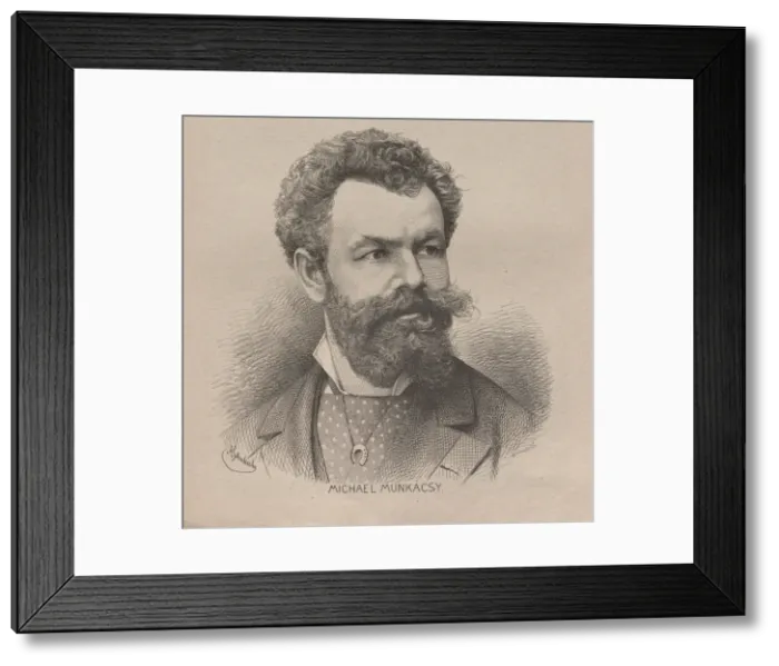 Framed Print : Portrait of the artist Mihaly von Munkacsy (1844-1900), 1880 Framed Print : Portrait of the artist Mihaly von Munkacsy (1844-1900), 1880