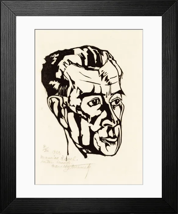 Framed Print : Portrait of the Composer Maurice Ravel (1875-1937), 1923 Framed Print : Portrait of the Composer Maurice Ravel (1875-1937), 1923
