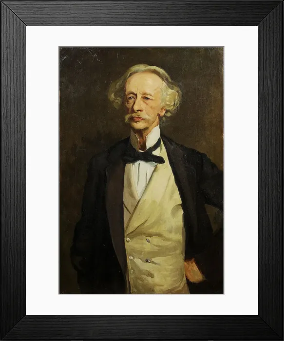 Framed Print : Portrait of the poet Coventry Patmore (1823-1896). Creator: Eves Framed Print : Portrait of the poet Coventry Patmore (1823-1896). Creator: Eves