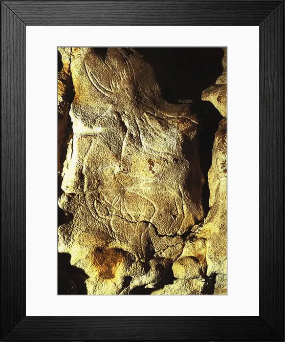 Framed Print : Der Sorcerer of Le Gabillou, ca 17, 200 BP. Creator: Art of the Upper Paleolithic Framed Print : Der Sorcerer of Le Gabillou, ca 17, 200 BP. Creator: Art of the Upper Paleolithic
