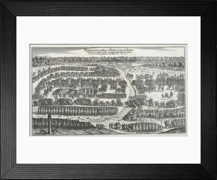 Framed Print : Reception of the Infanta Margaret Theresa of Spain in Vienna on December 6, 1666 Framed Print : Reception of the Infanta Margaret Theresa of Spain in Vienna on December 6, 1666