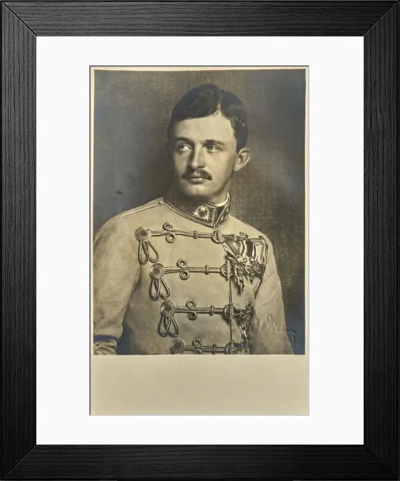 Framed Print : Emperor Charles I of Austria (1887-1922), King of Hungary, c. 1917. Creator: Anonymous Framed Print : Emperor Charles I of Austria (1887-1922), King of Hungary, c. 1917. Creator: Anonymous
