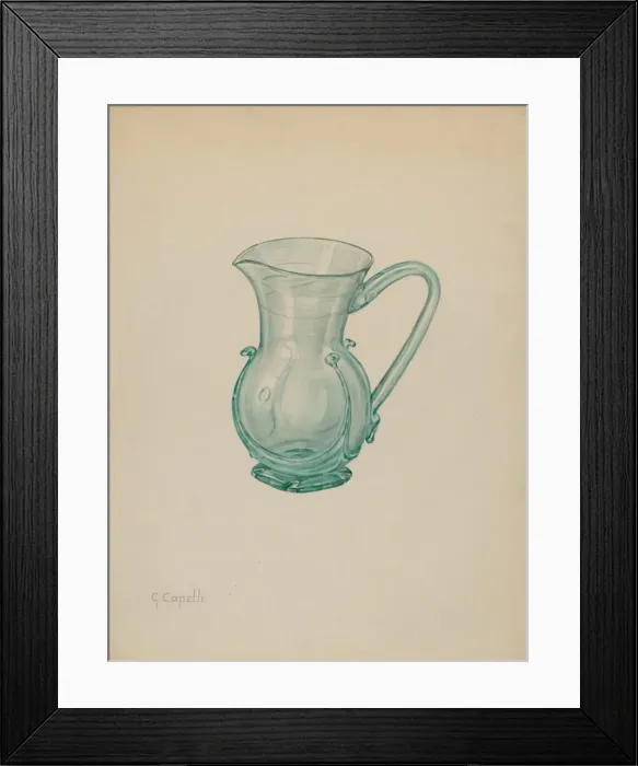 Framed Print : Creamer, c. 1937. Creator: Giacinto Capelli Framed Print : Creamer, c. 1937. Creator: Giacinto Capelli