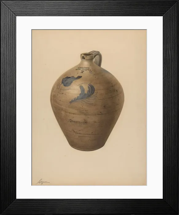 Framed Print : Jug, 1941. Creator: Giacinto Capelli Framed Print : Jug, 1941. Creator: Giacinto Capelli
