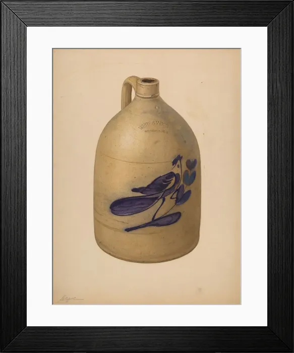 Framed Print : Jug, c. 1941. Creator: Giacinto Capelli Framed Print : Jug, c. 1941. Creator: Giacinto Capelli