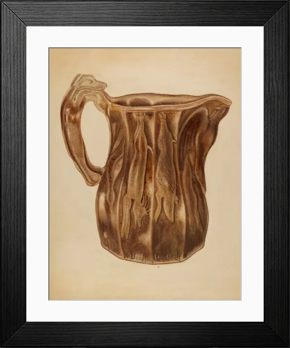 Framed Print : Pitcher, 1937. Creator: Giacinto Capelli Framed Print : Pitcher, 1937. Creator: Giacinto Capelli