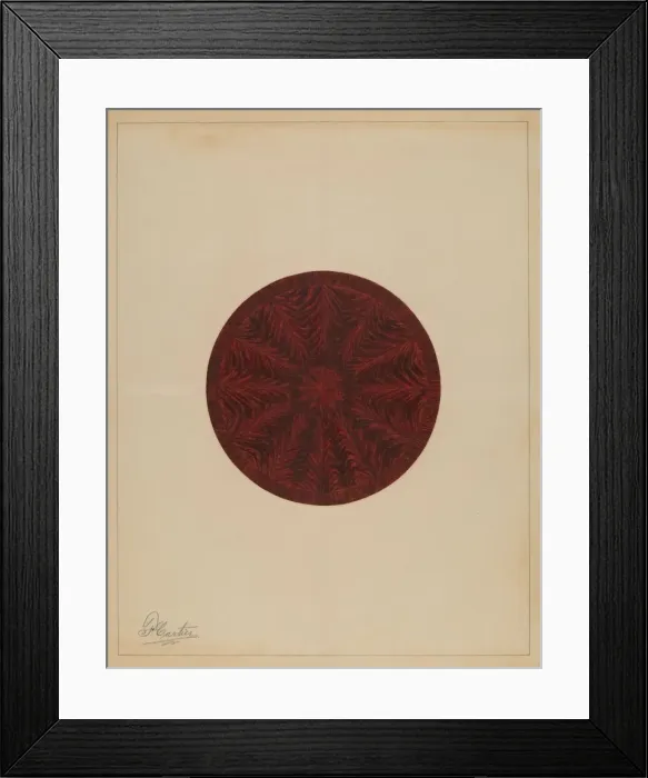 Framed Print : Tilt Table, c. 1937. Creator: Ferdinand Cartier Framed Print : Tilt Table, c. 1937. Creator: Ferdinand Cartier