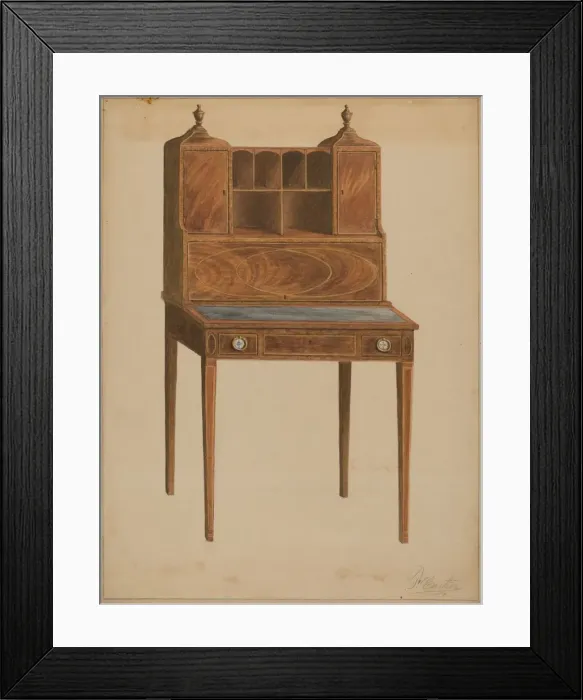Framed Print : Cabinet, 1935 / 1942. Creator: Ferdinand Cartier Framed Print : Cabinet, 1935 / 1942. Creator: Ferdinand Cartier