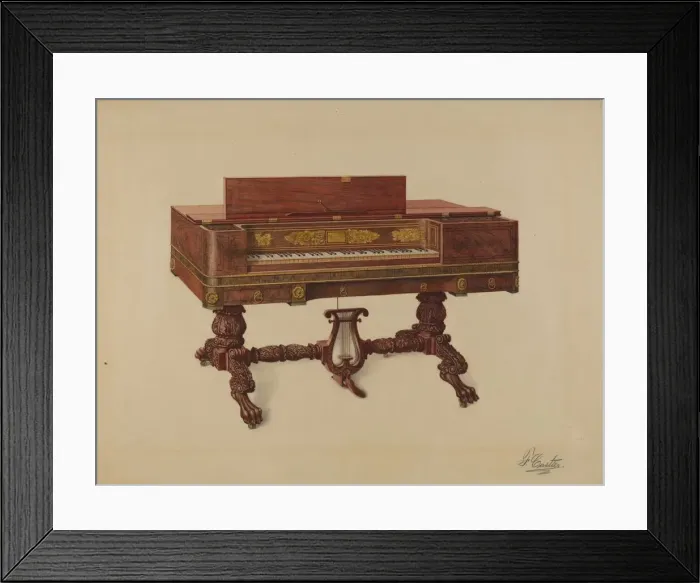 Framed Print : Piano Forte, c. 1936. Creator: Ferdinand Cartier Framed Print : Piano Forte, c. 1936. Creator: Ferdinand Cartier