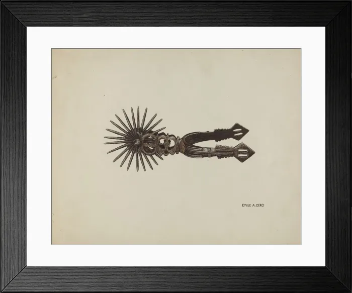 Framed Print : Spur, c. 1939. Creator: Emile Cero Framed Print : Spur, c. 1939. Creator: Emile Cero