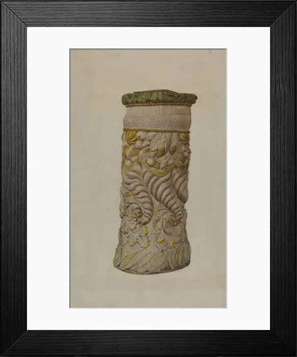 Framed Print : Mast Sheath, 1937. Creator: Lucille Chabot Framed Print : Mast Sheath, 1937. Creator: Lucille Chabot