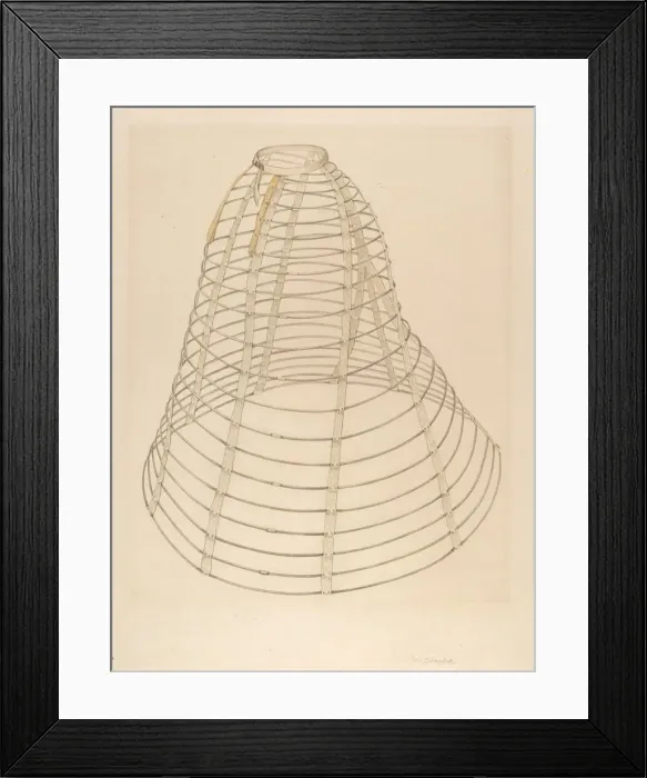 Framed Print : Hoop Skirt, c. 1937. Creator: Margaret Concha Framed Print : Hoop Skirt, c. 1937. Creator: Margaret Concha